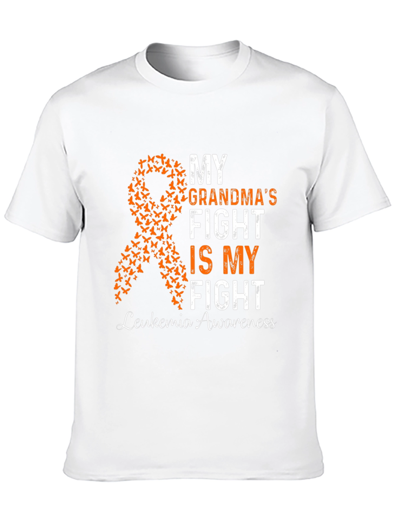 Leukemia Awareness T-Shirt - My Grandmas Fight
