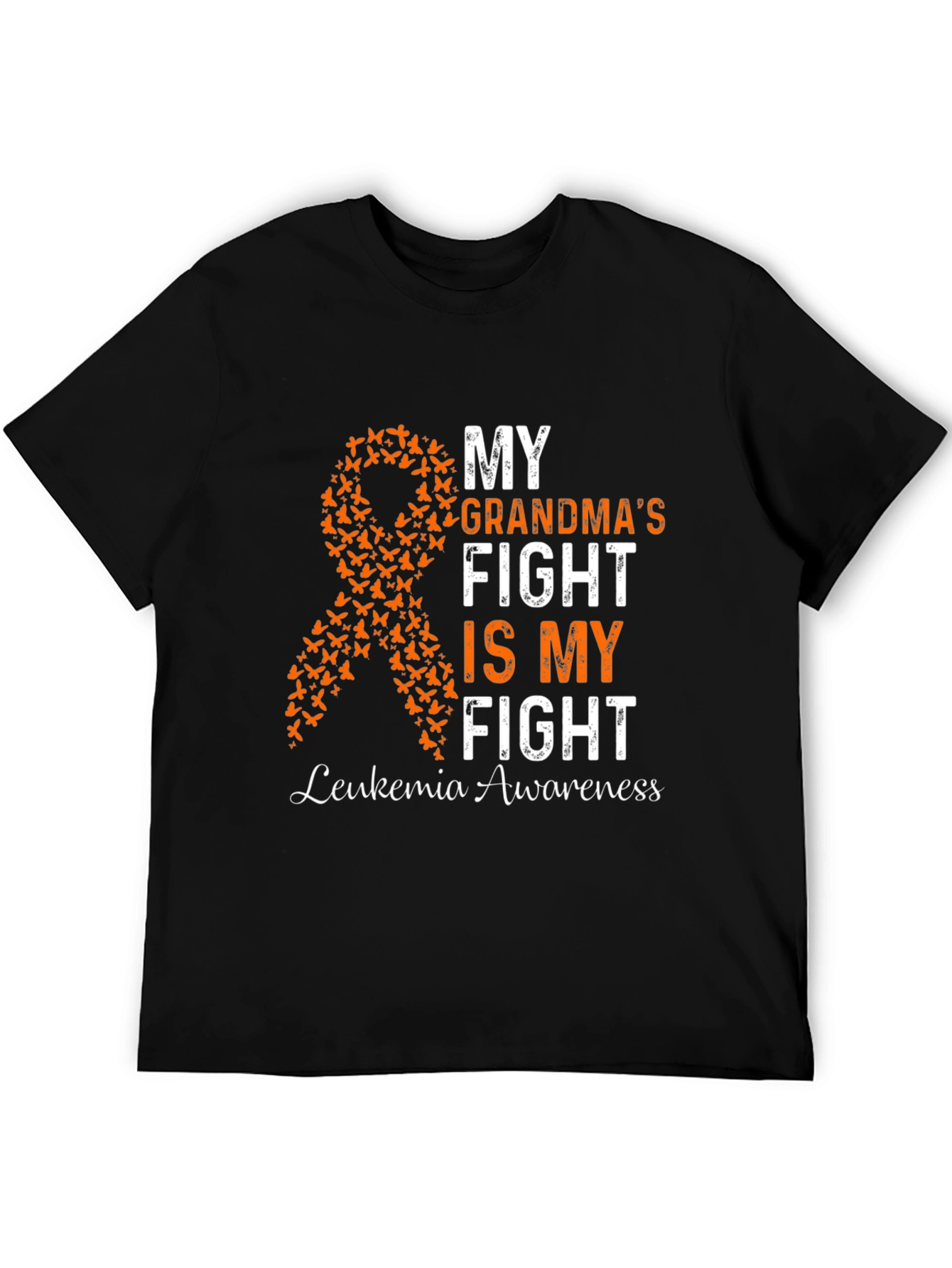 Leukemia Awareness T-Shirt - My Grandmas Fight