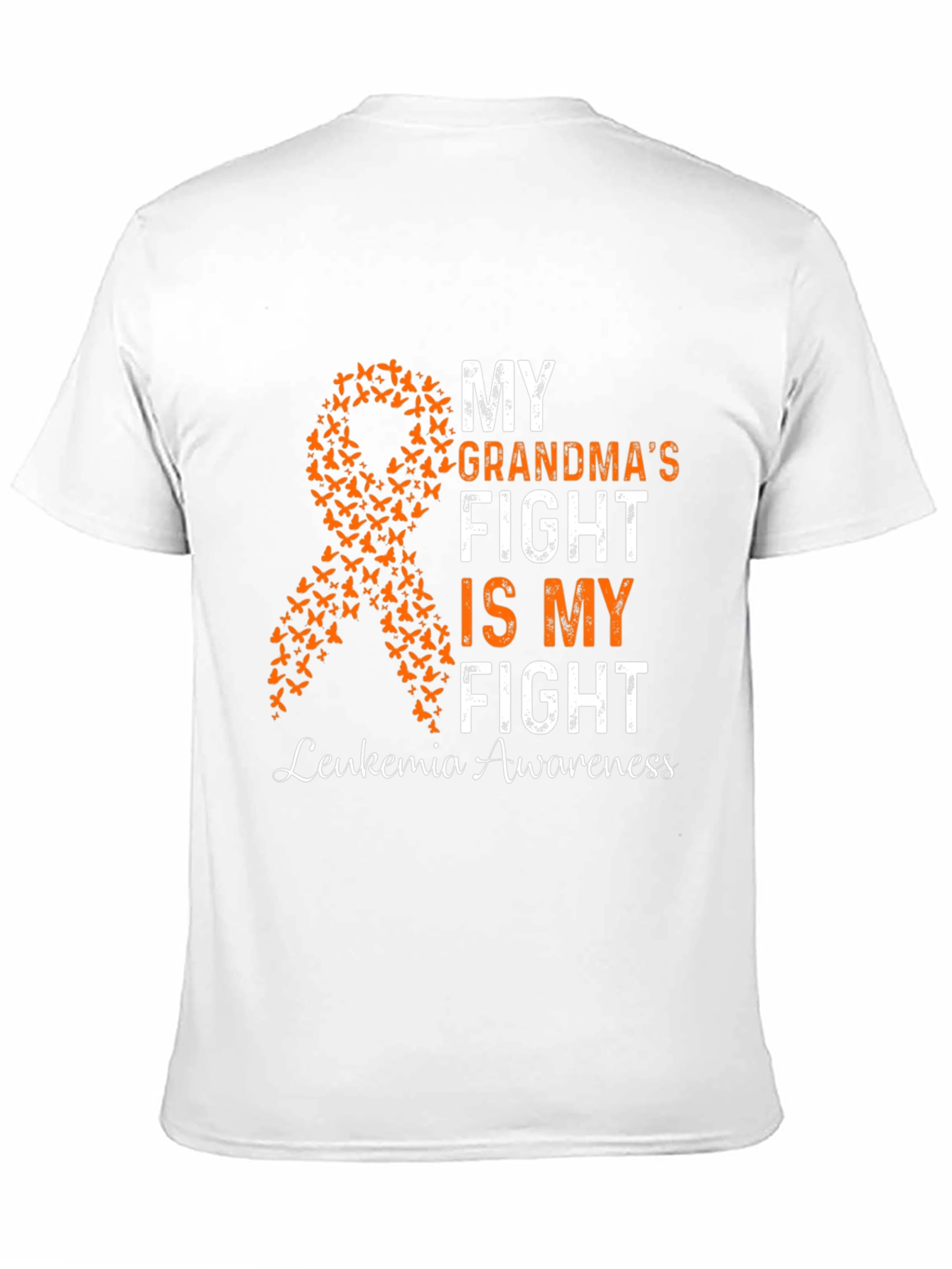 Leukemia Awareness T-Shirt - My Grandmas Fight
