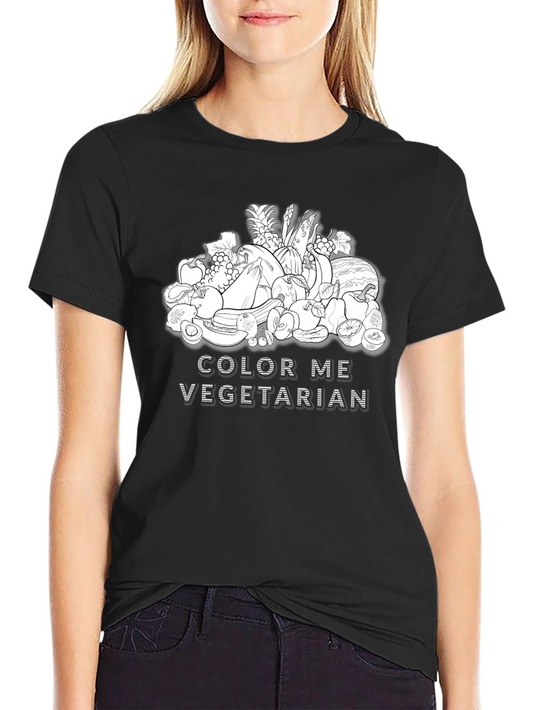Color Me Vegetarian Graphic Tee