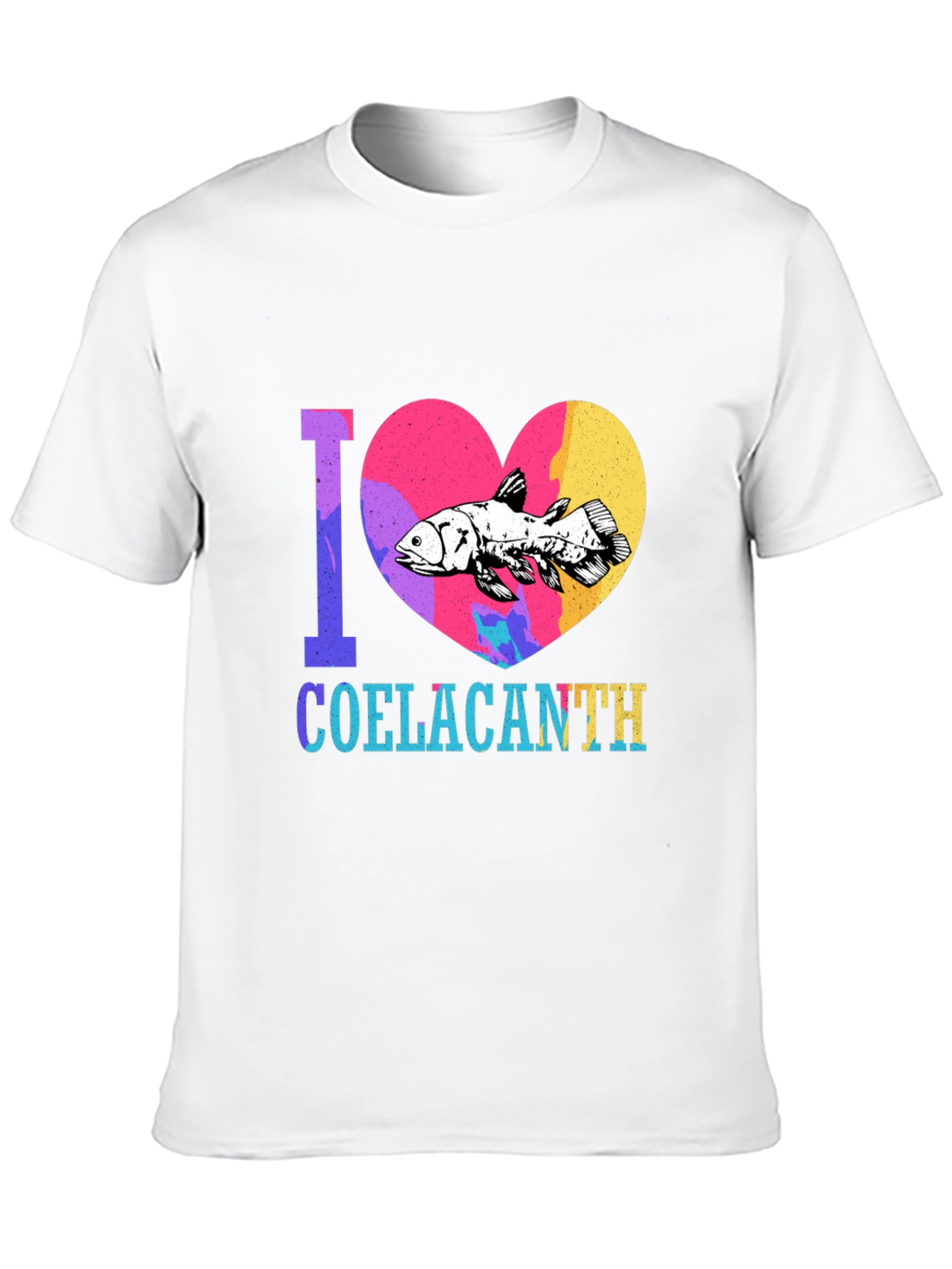 I Heart Coelacanth Graphic Tee - Black