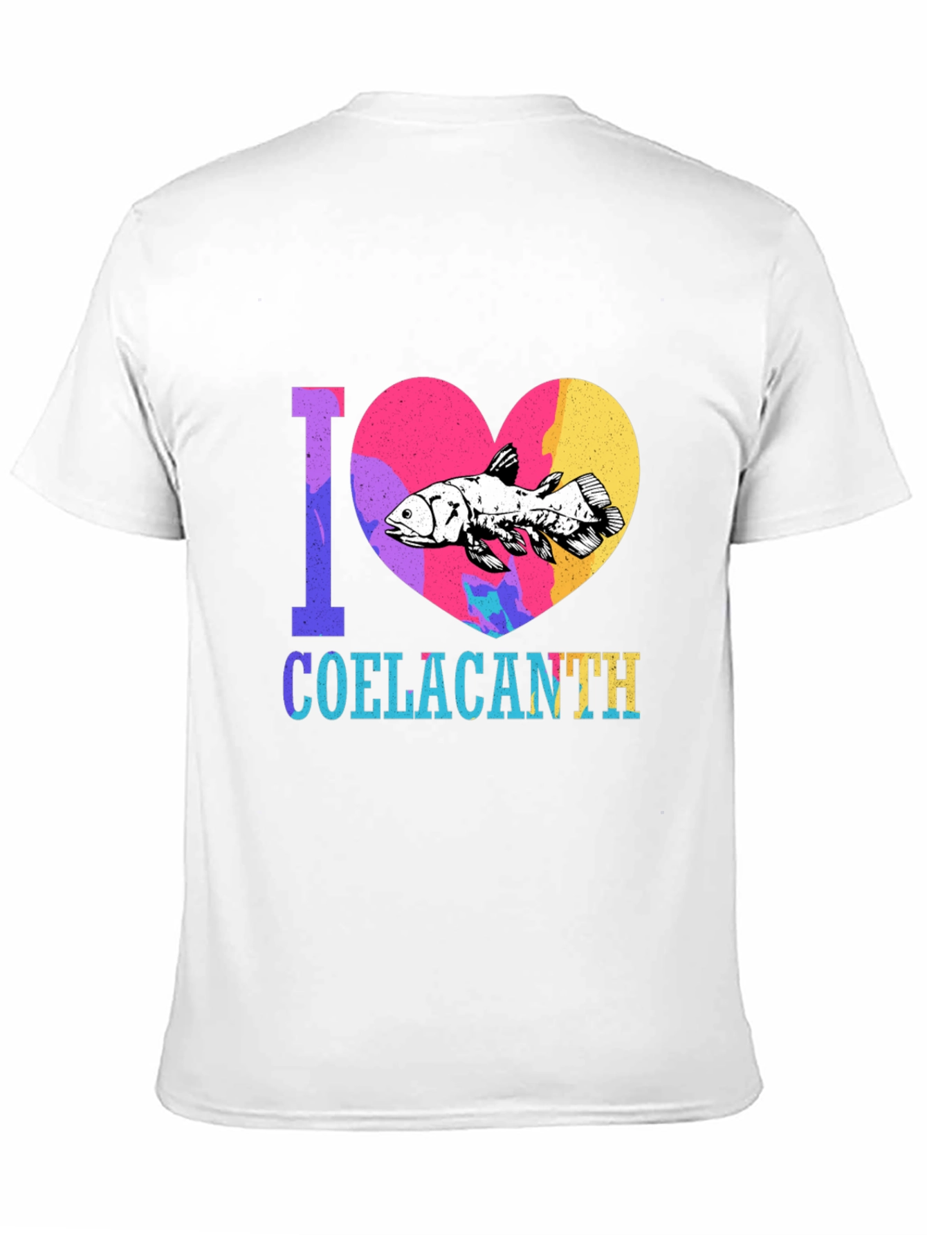 I Heart Coelacanth Graphic Tee - Black