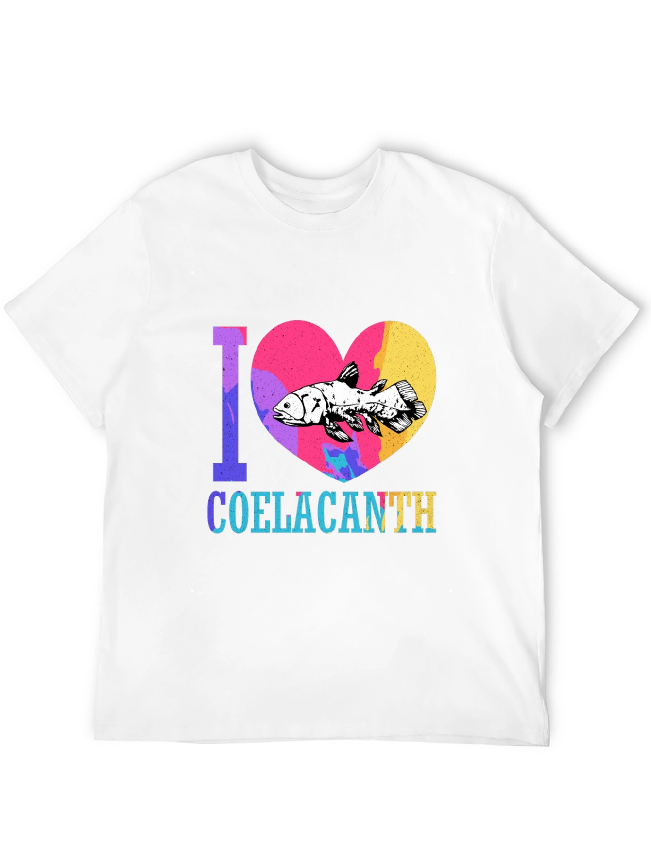 I Heart Coelacanth Graphic Tee - Black
