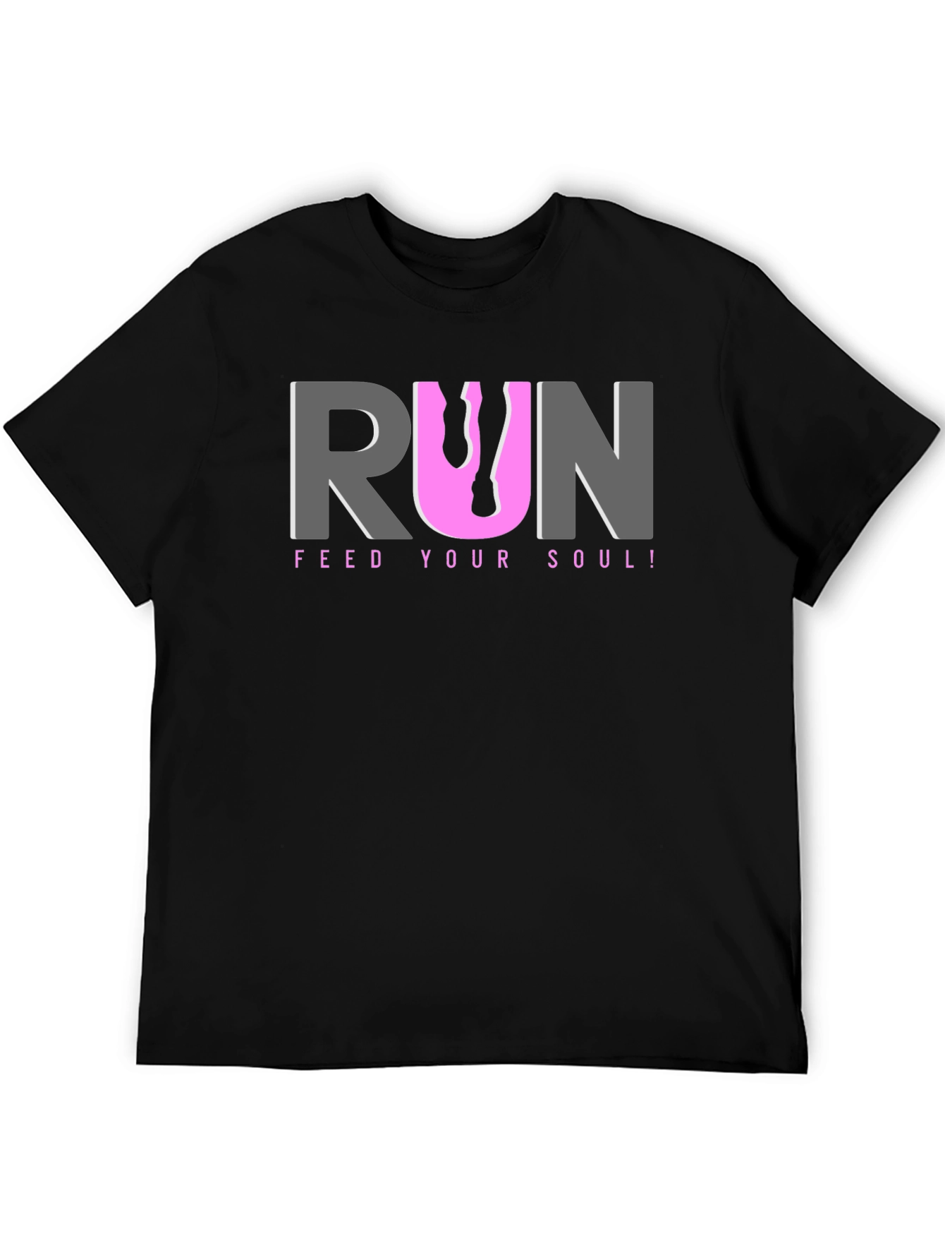 Run Feed Your Soul! Black T-Shirt