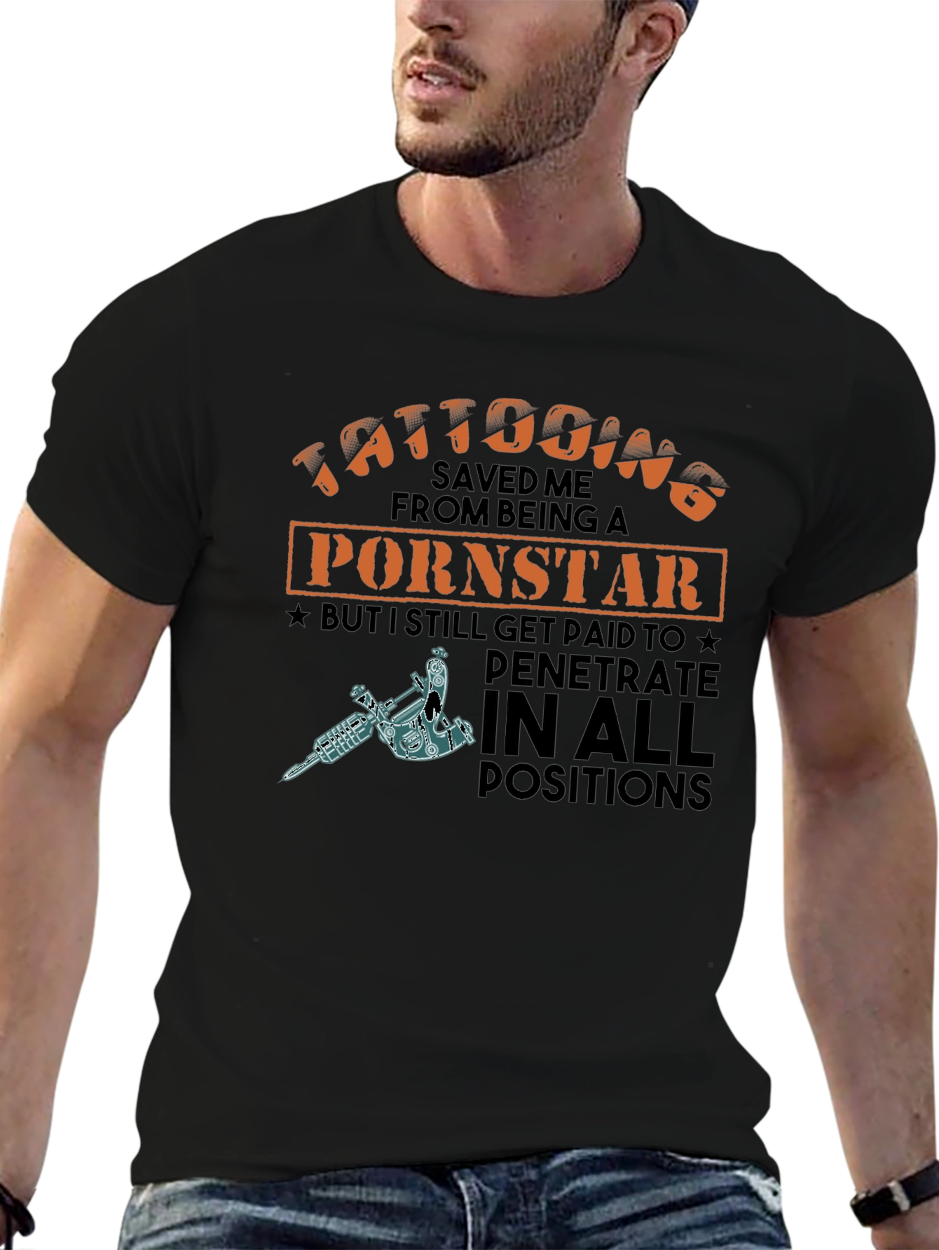 Tattooing Pornstar Graphic Tee