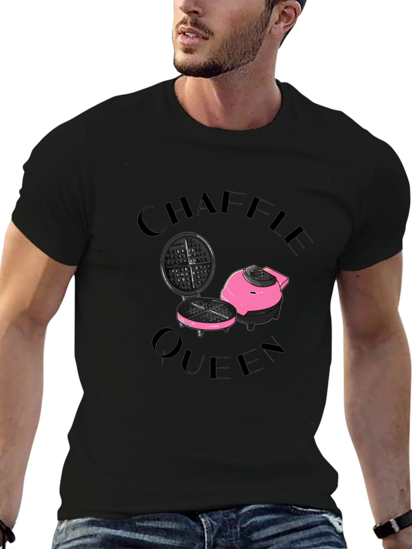 Chaffle Queen T-Shirt: Waffle Maker Graphic Tee