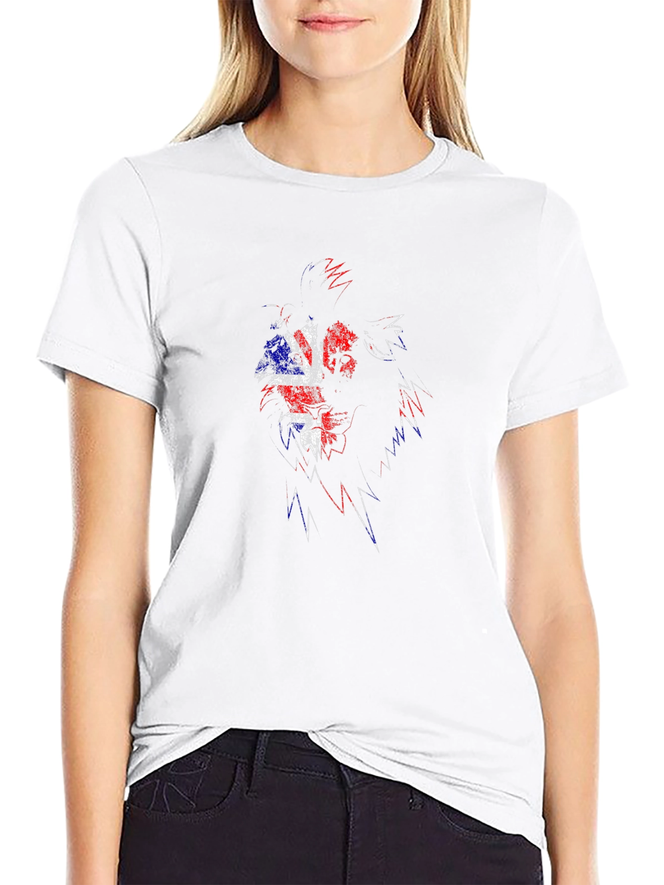 Union Jack Lion Black T-Shirt