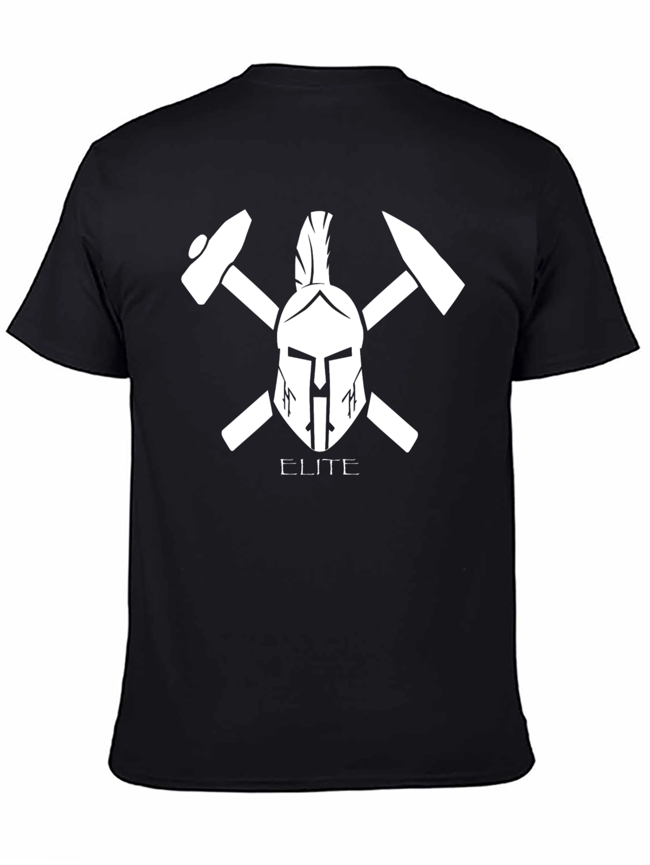 Elite Spartan Black T-Shirt