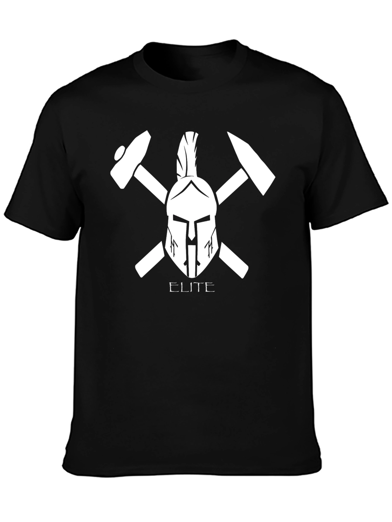 Elite Spartan Black T-Shirt