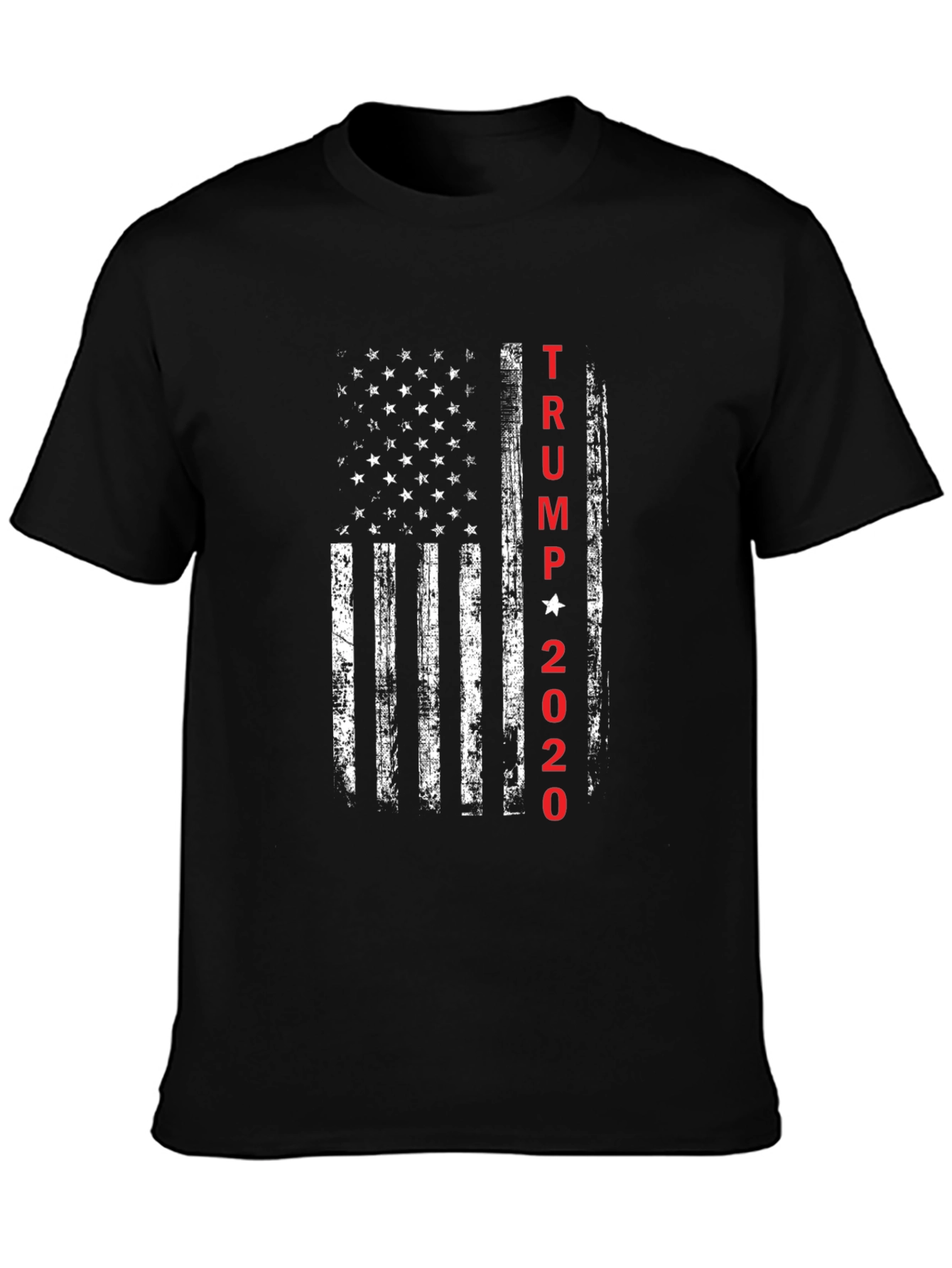 Trump 2020 American Flag Graphic T-Shirt