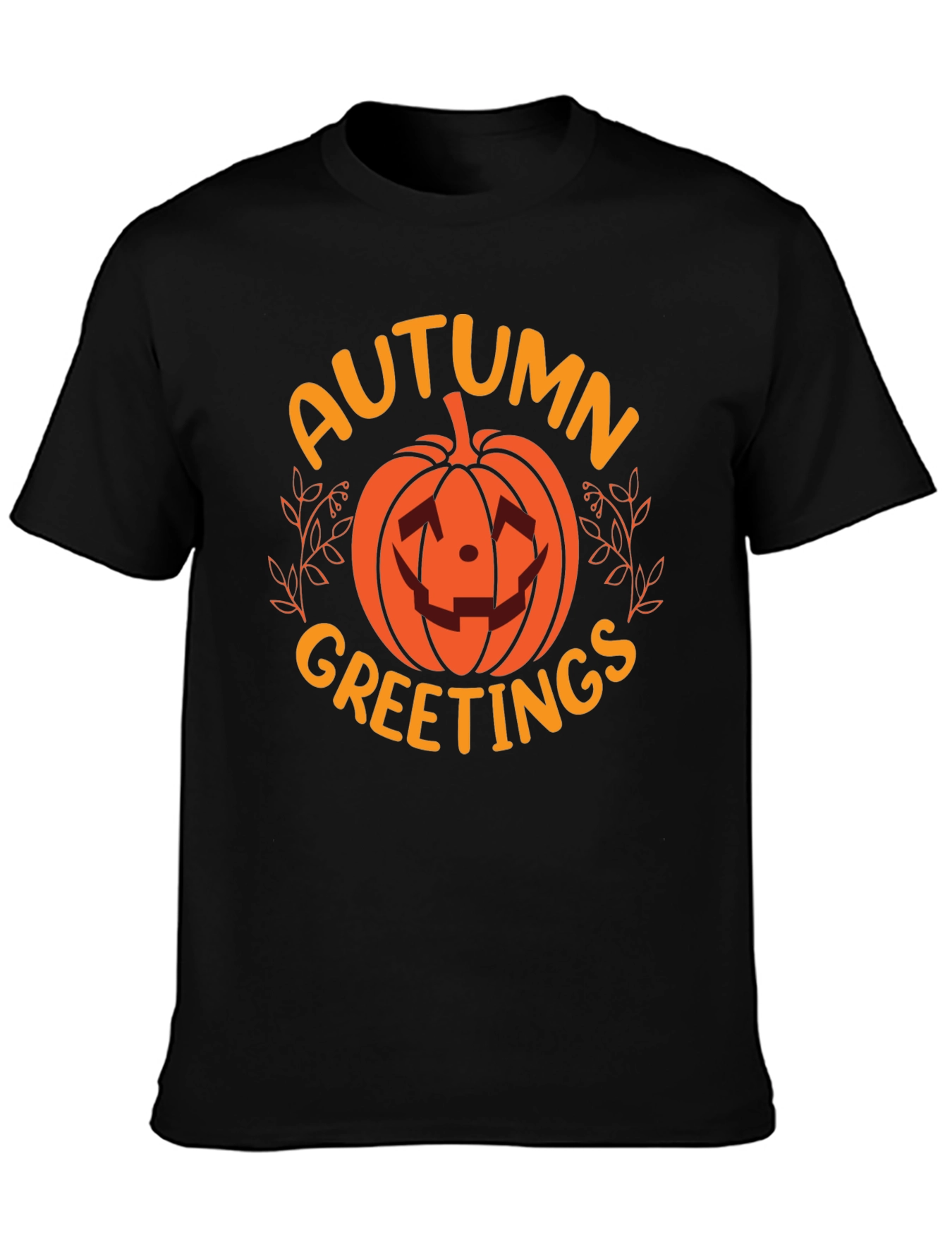 Autumn Greetings Pumpkin T-Shirt