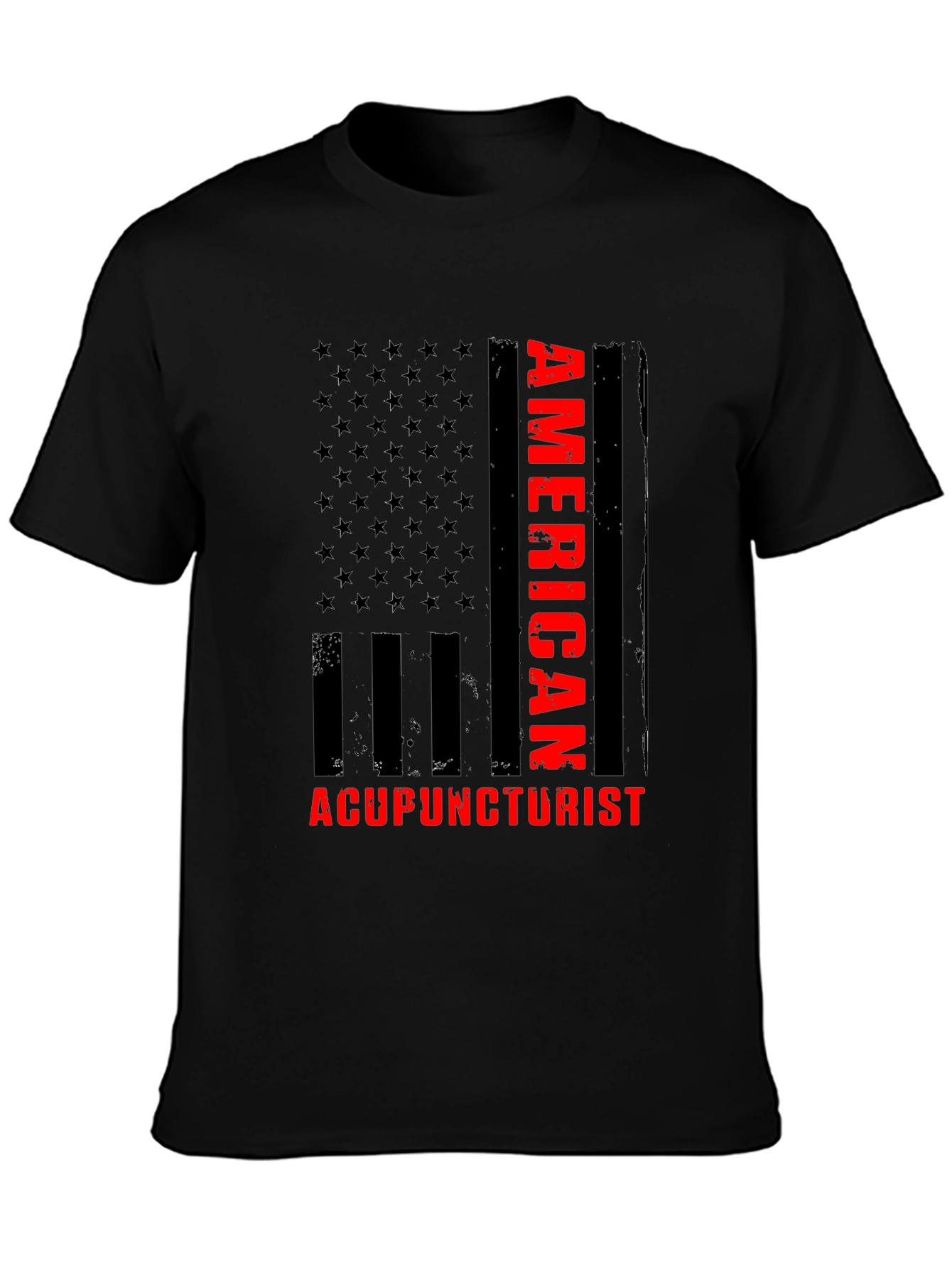 American Acupuncturist T-Shirt - Patriotic Design