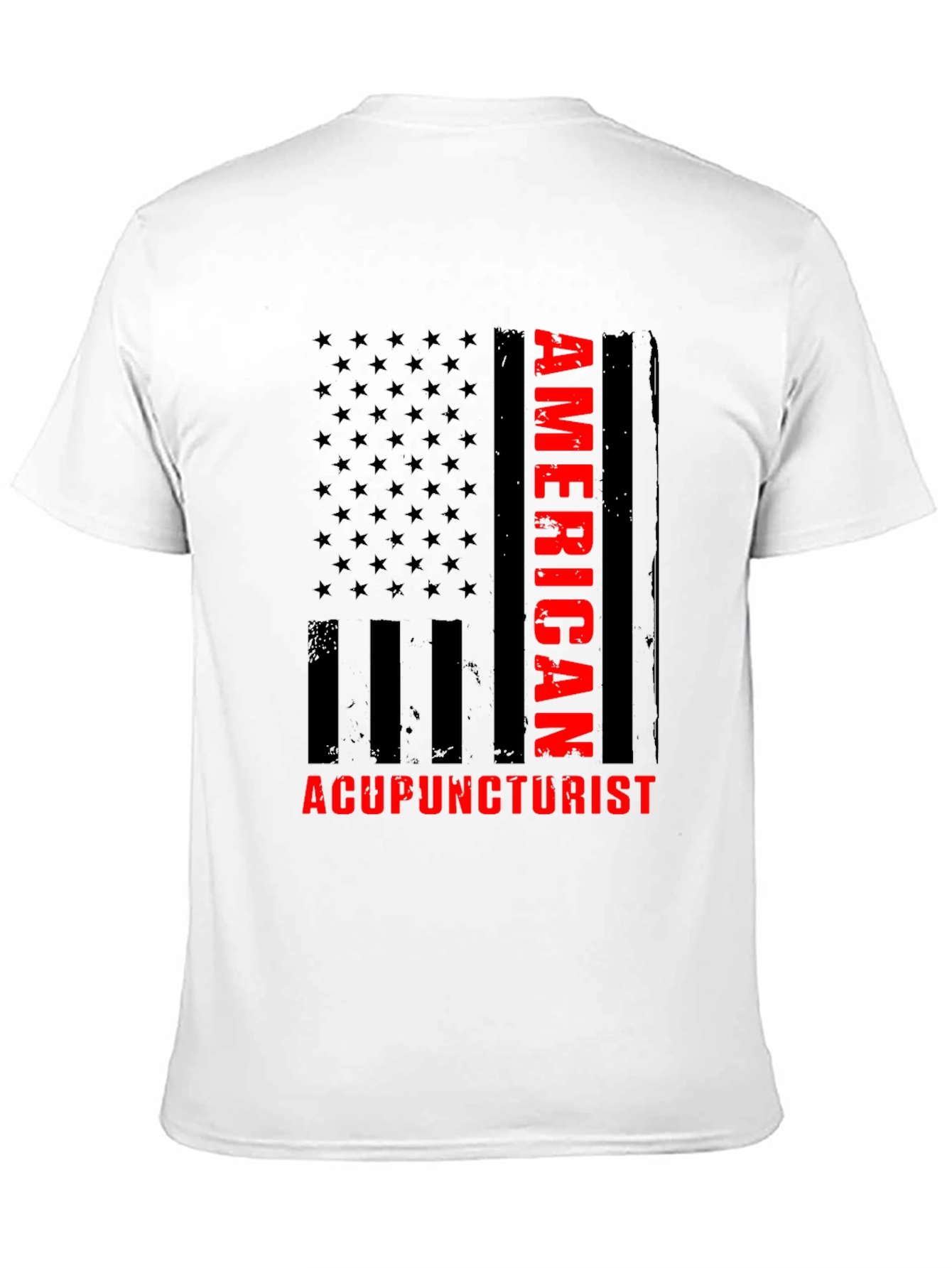 American Acupuncturist T-Shirt - Patriotic Design
