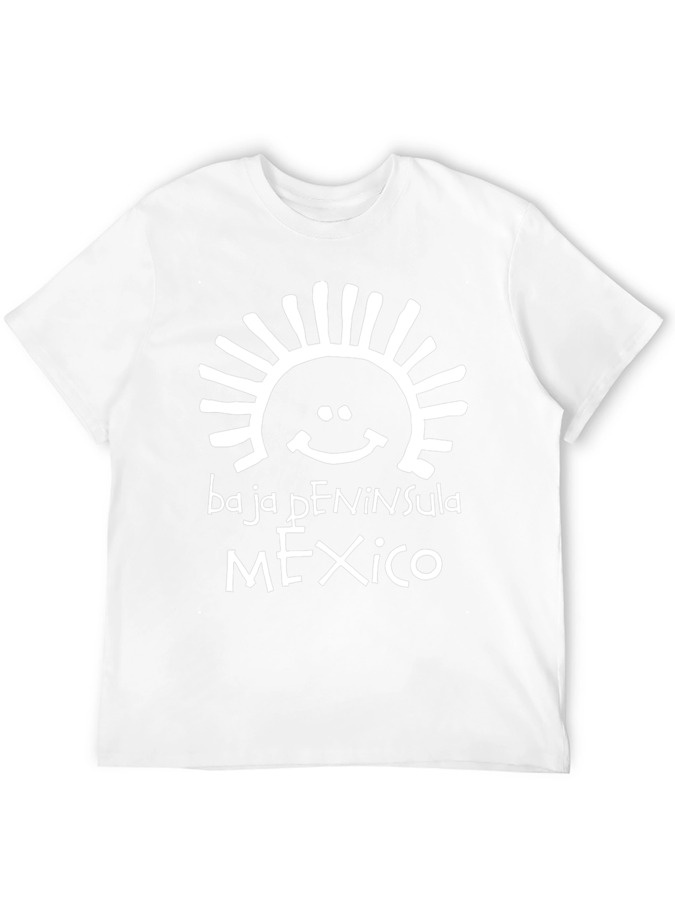 Baja Peninsula Mexico Graphic T-Shirt - Black