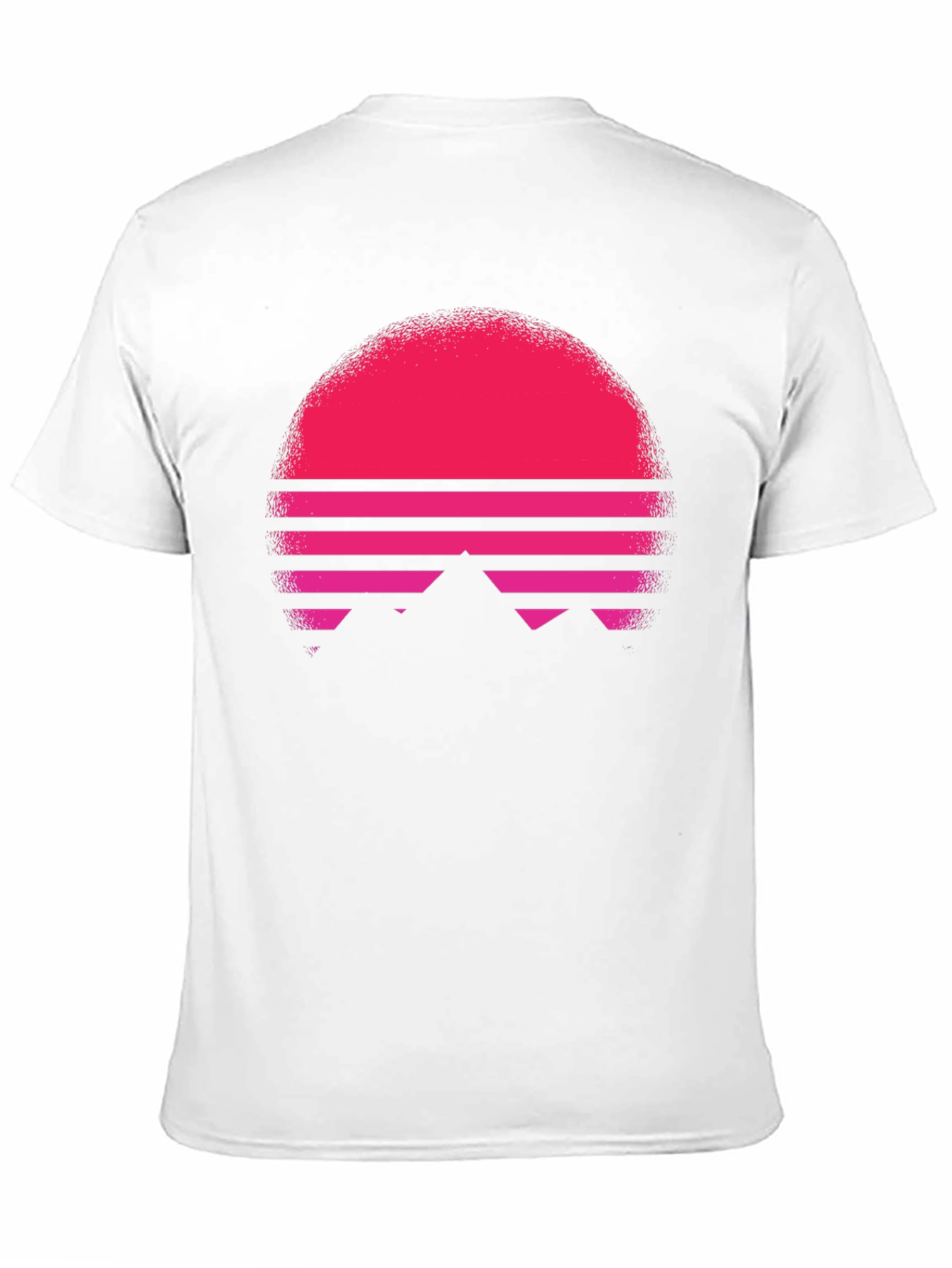 Retro Sunset Graphic Tee - Black
