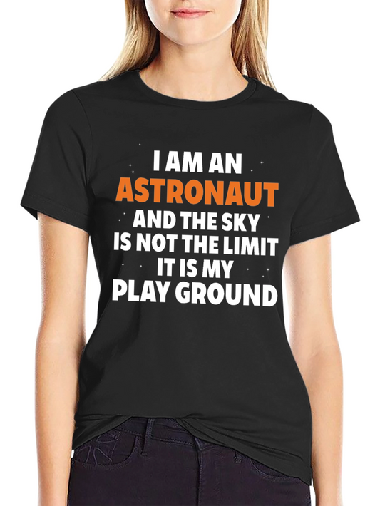 Astronaut Playground T-Shirt - Space Adventure Tee