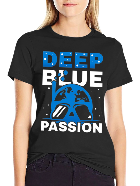 Deep Blue Passion T-Shirt - Scuba Diving Tee