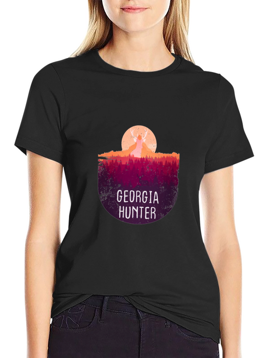 Georgia Hunter T-Shirt - Deer Silhouette