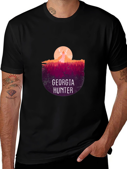 Georgia Hunter T-Shirt - Deer Silhouette