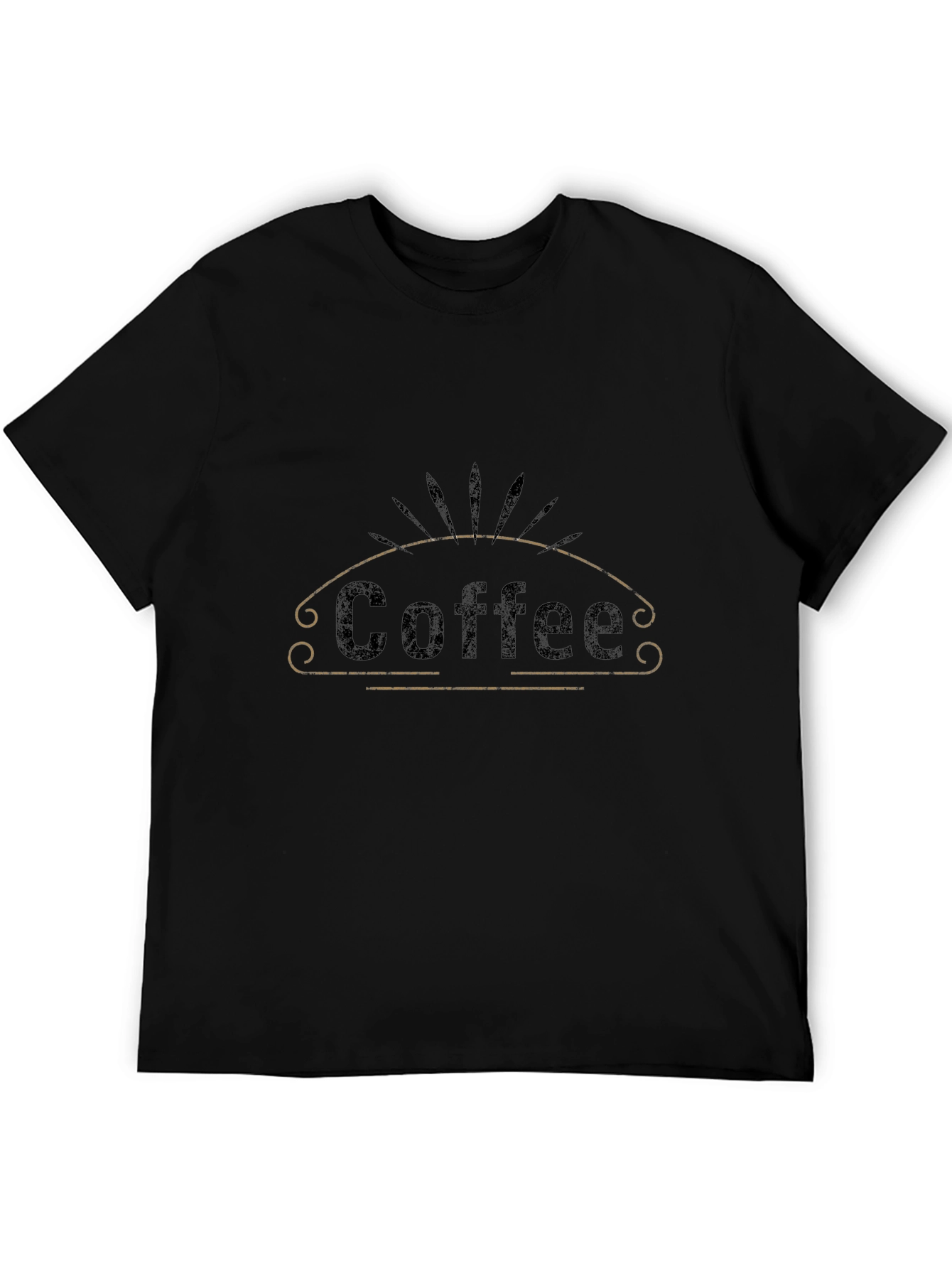 Coffee Graphic Black T-Shirt - Casual Style