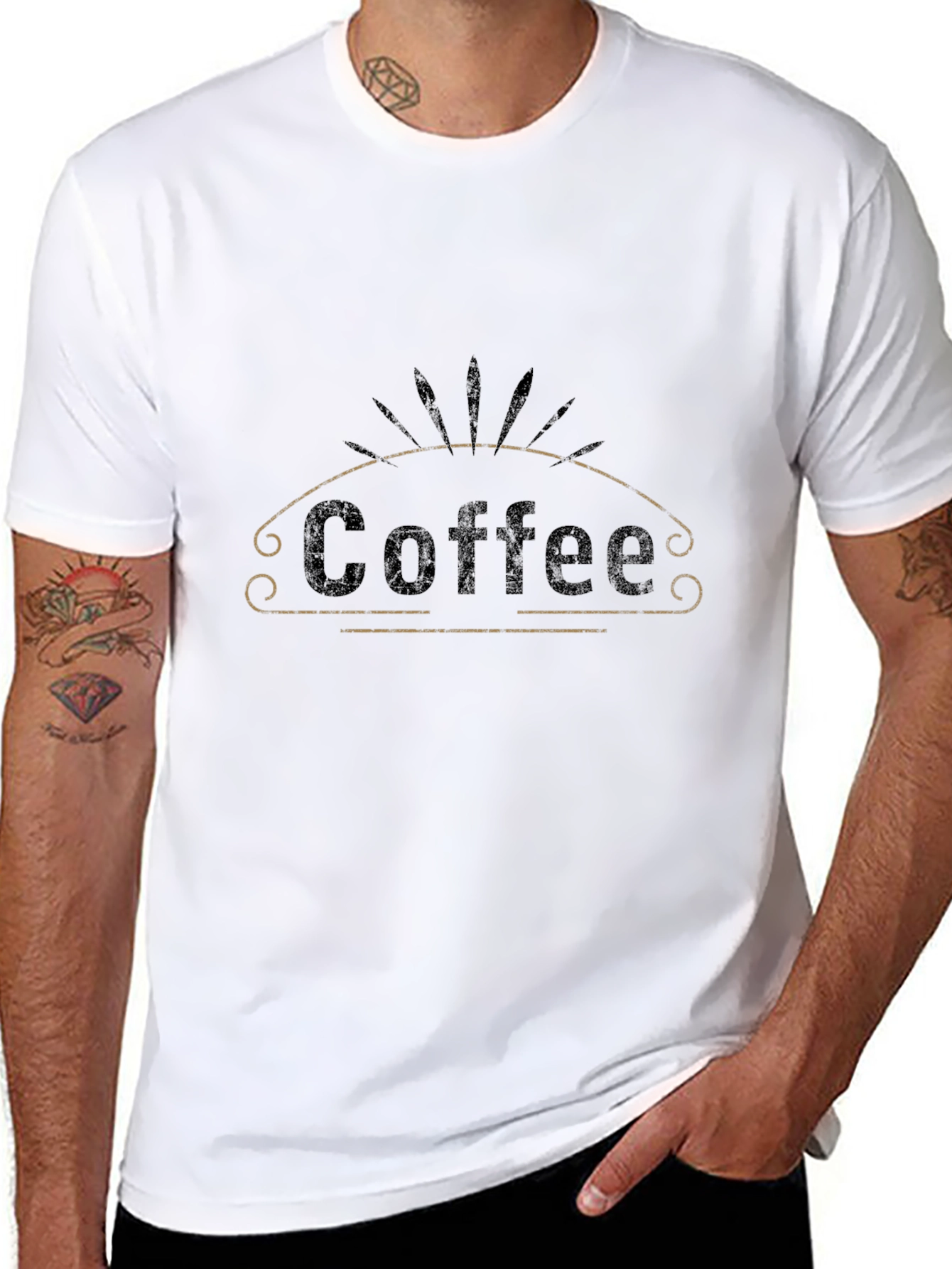 Coffee Graphic Black T-Shirt - Casual Style