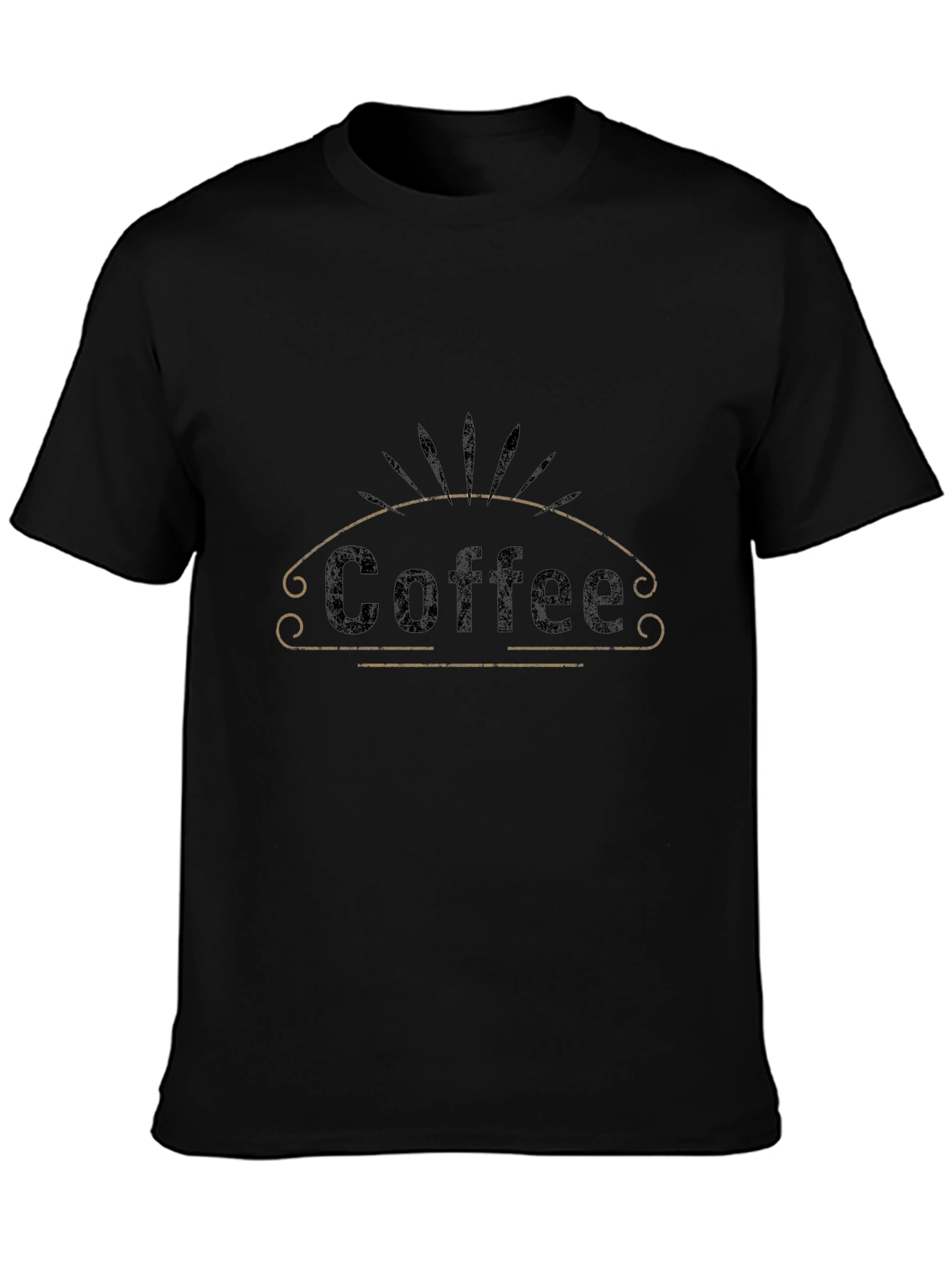 Coffee Graphic Black T-Shirt - Casual Style