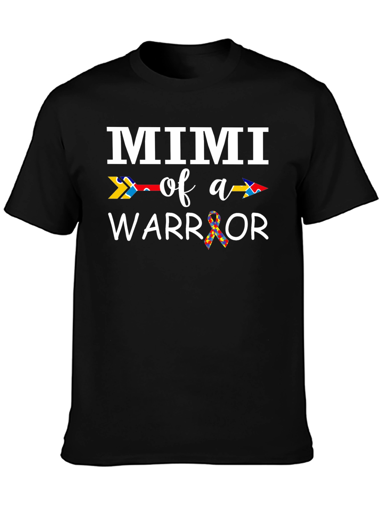 Mimi of a Warrior Autism Awareness T-Shirt