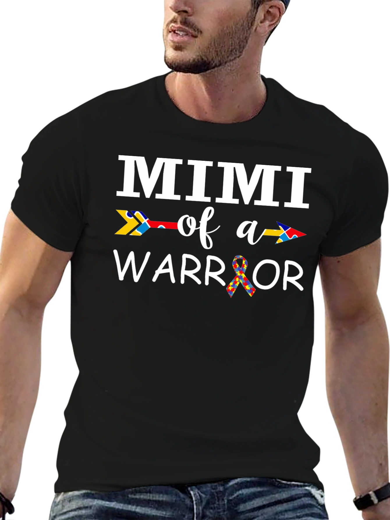 Mimi of a Warrior Autism Awareness T-Shirt