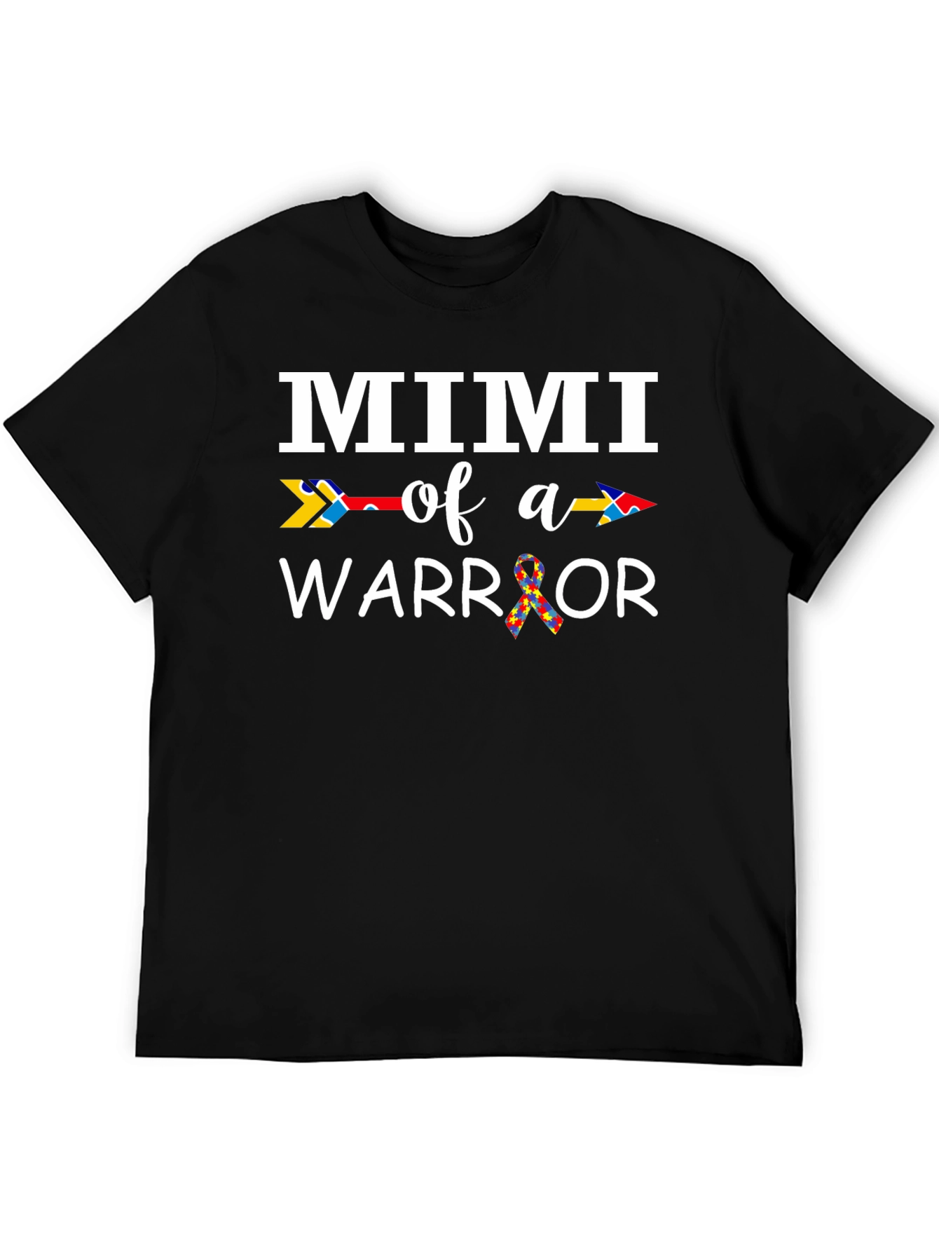 Mimi of a Warrior Autism Awareness T-Shirt