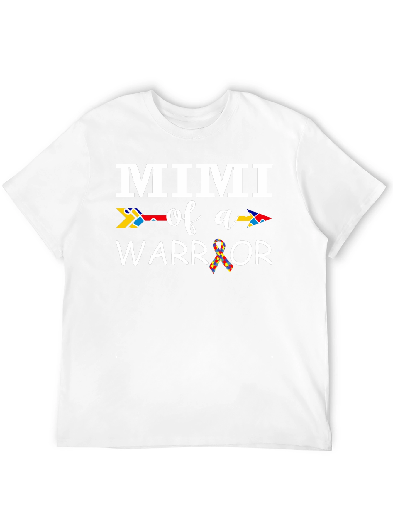 Mimi of a Warrior Autism Awareness T-Shirt