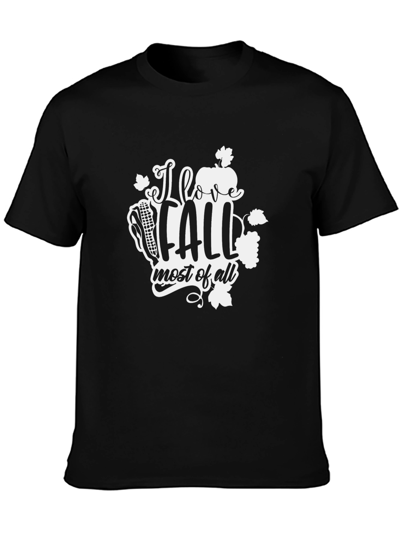 I Love Fall T-Shirt - Autumn Graphic Tee