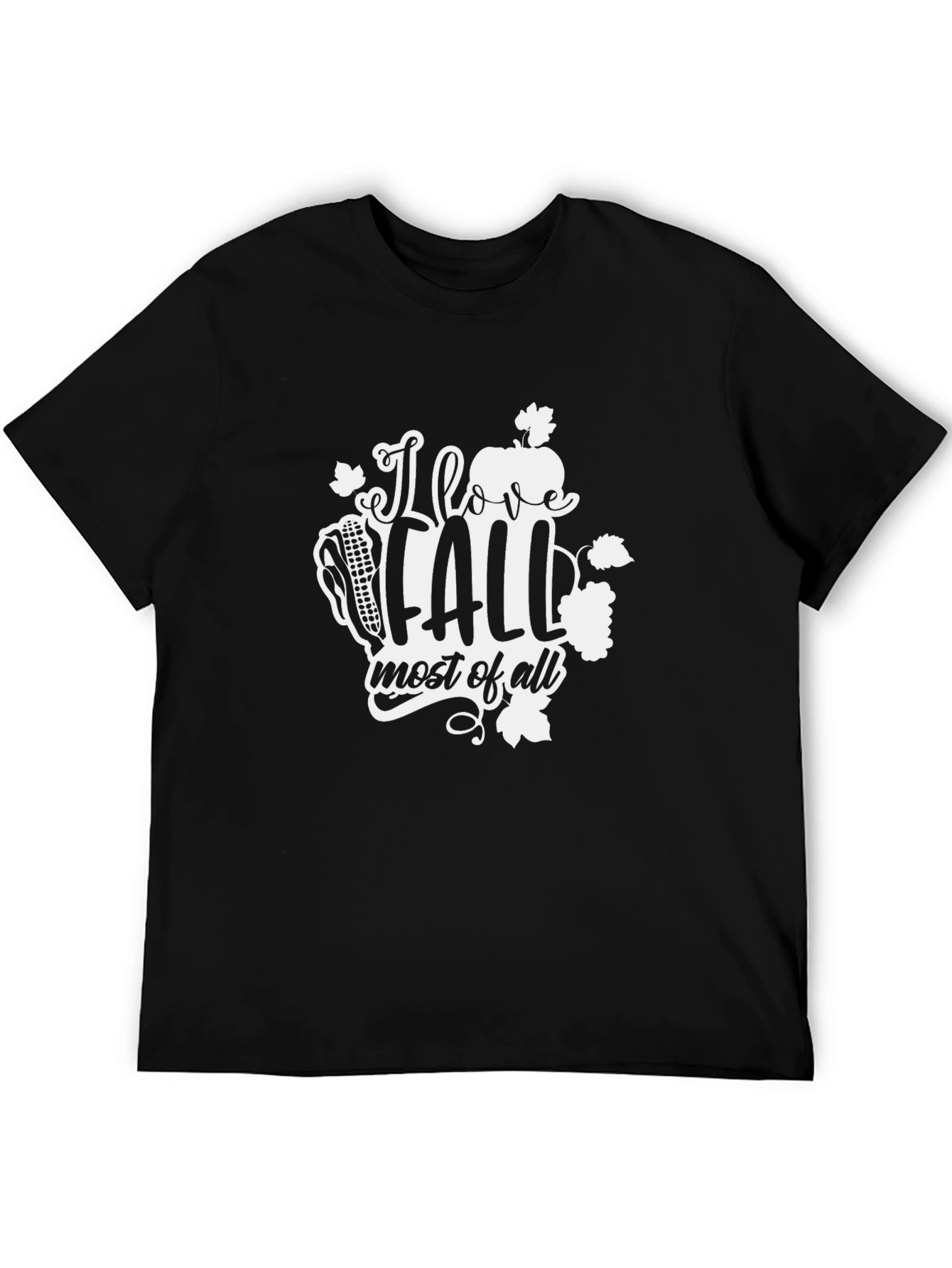 I Love Fall T-Shirt - Autumn Graphic Tee
