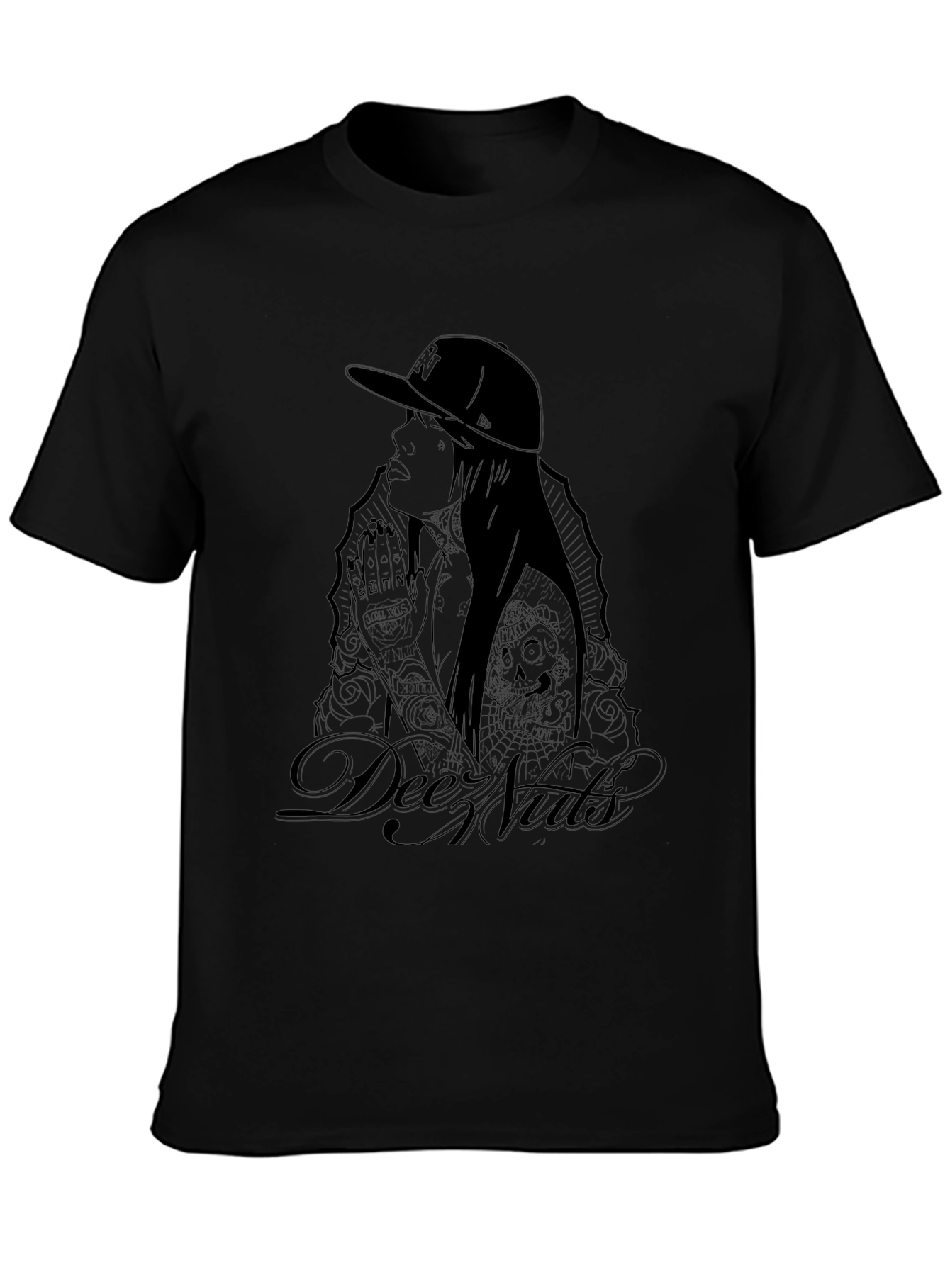 Dee Nutz Graphic T-Shirt - Black