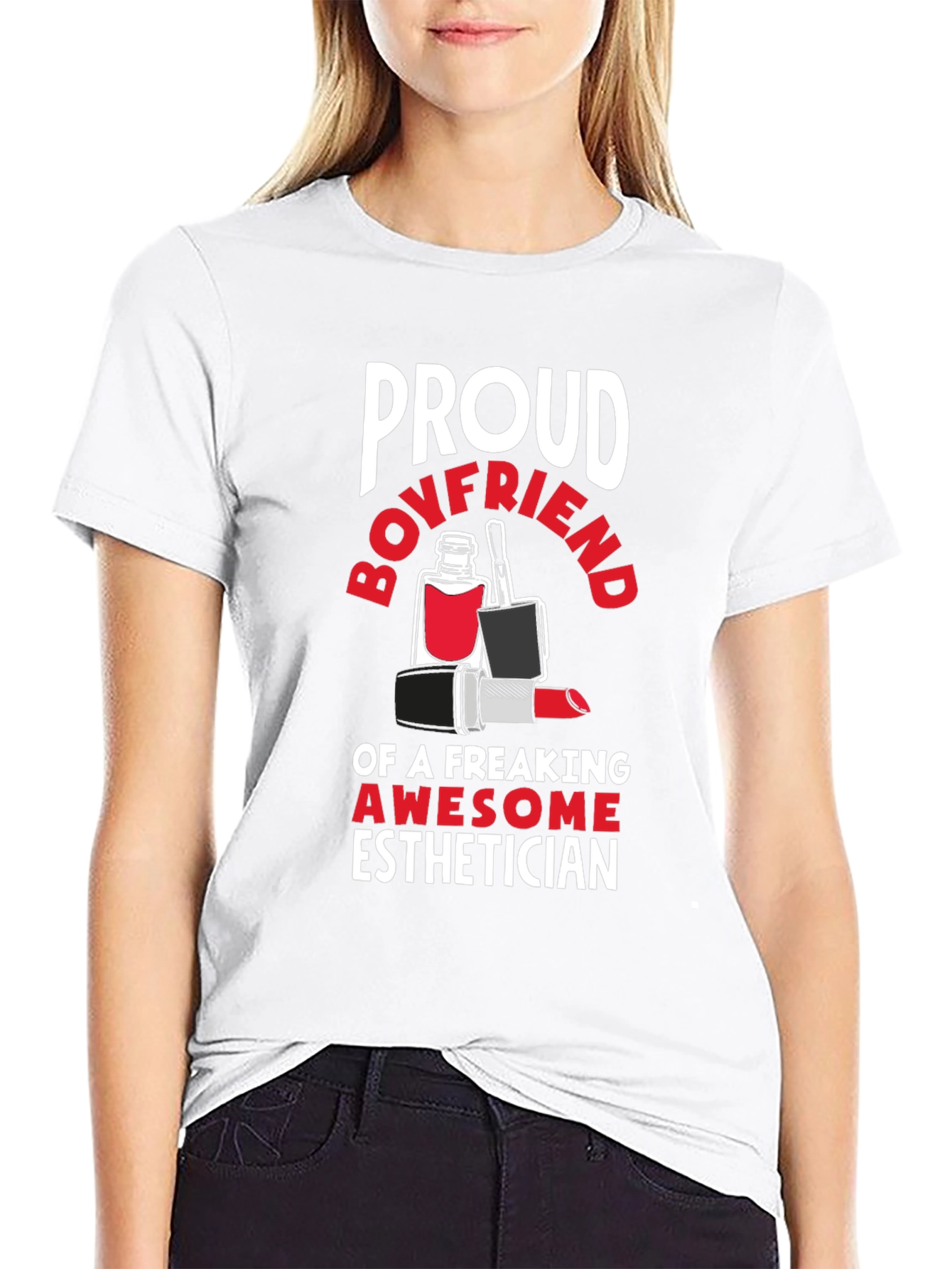 Proud Boyfriend Esthetician Graphic Tee