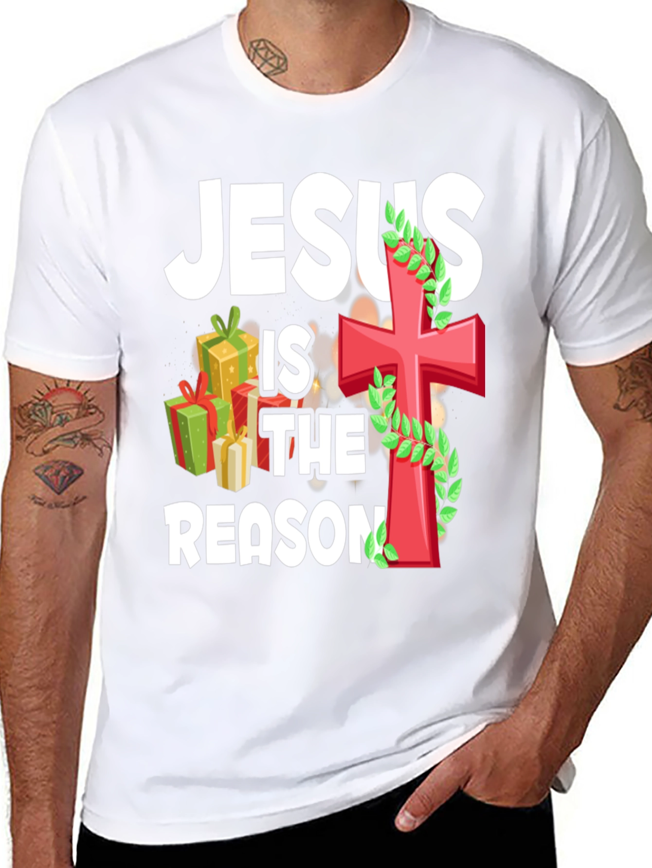 Jesus Is The Reason Christmas Holiday T-Shirt