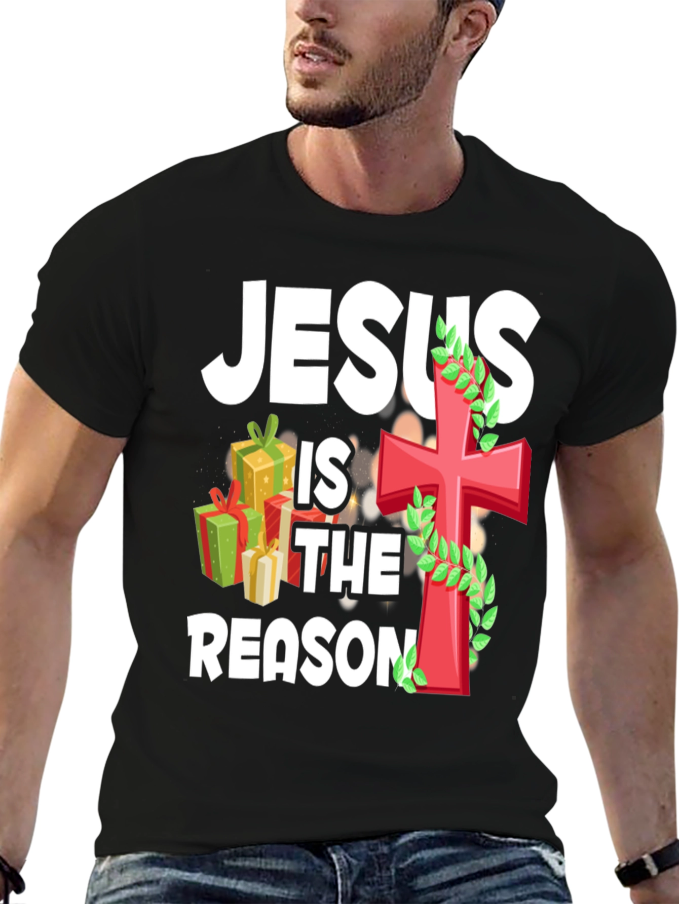 Jesus Is The Reason Christmas Holiday T-Shirt