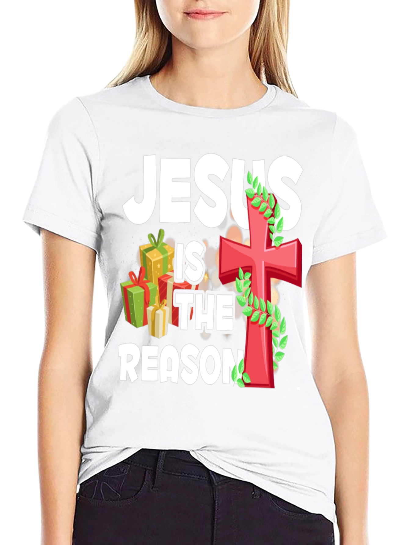 Jesus Is The Reason Christmas Holiday T-Shirt