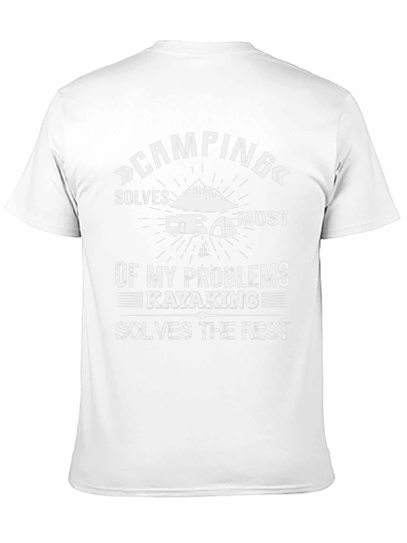 Camping & Kayaking Problem Solver Graphic Tee