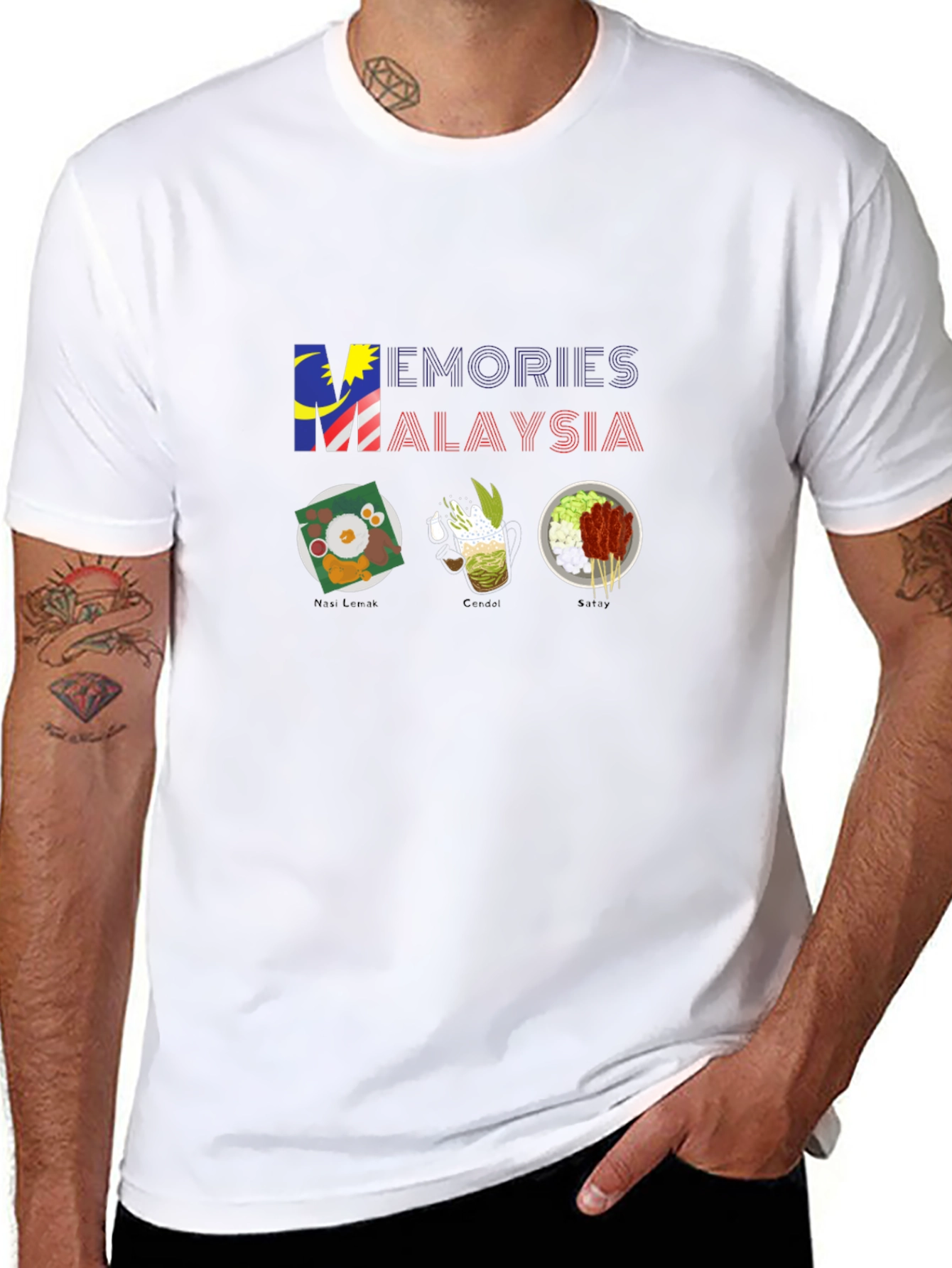 Malaysia Memories Foodie T-Shirt