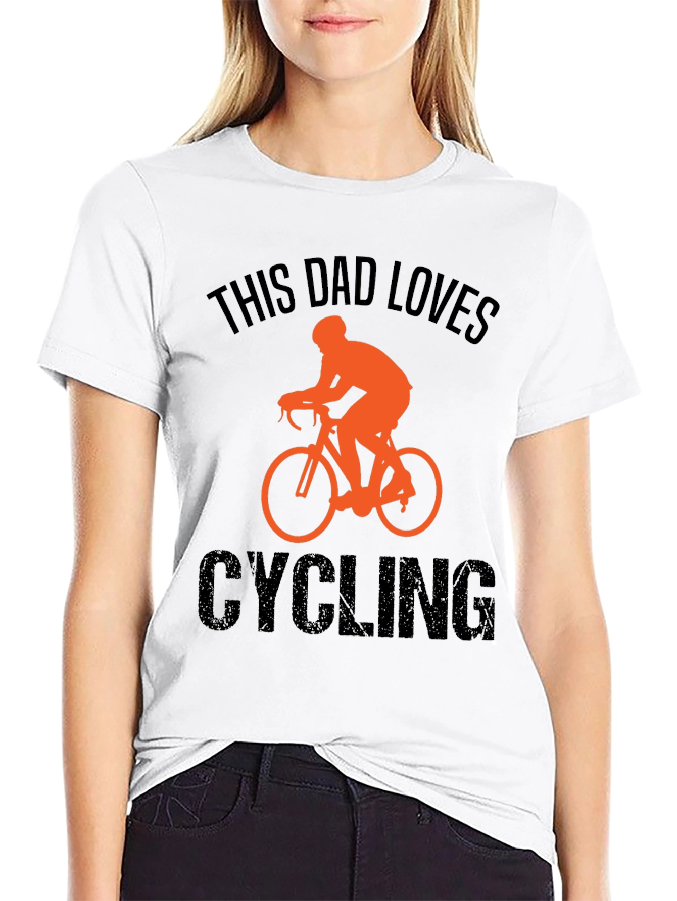 This Dad Loves Cycling T-Shirt - Perfect Gift