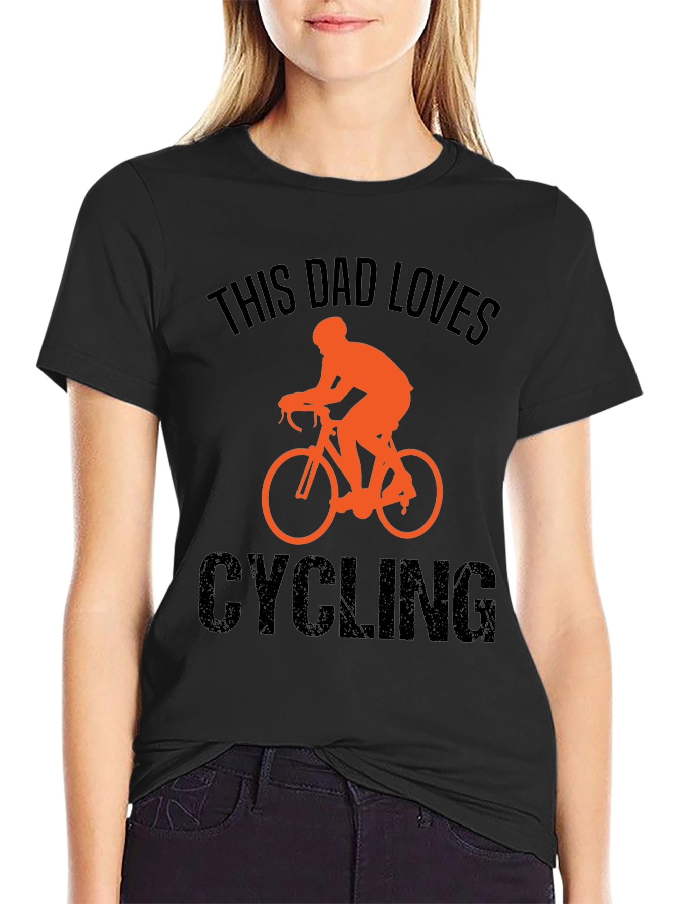 This Dad Loves Cycling T-Shirt - Perfect Gift