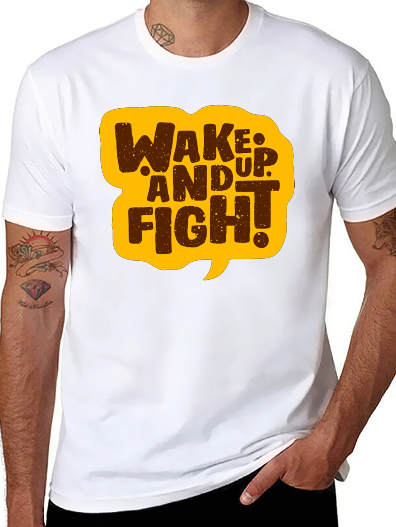 Wake Up and Fight Graphic T-Shirt