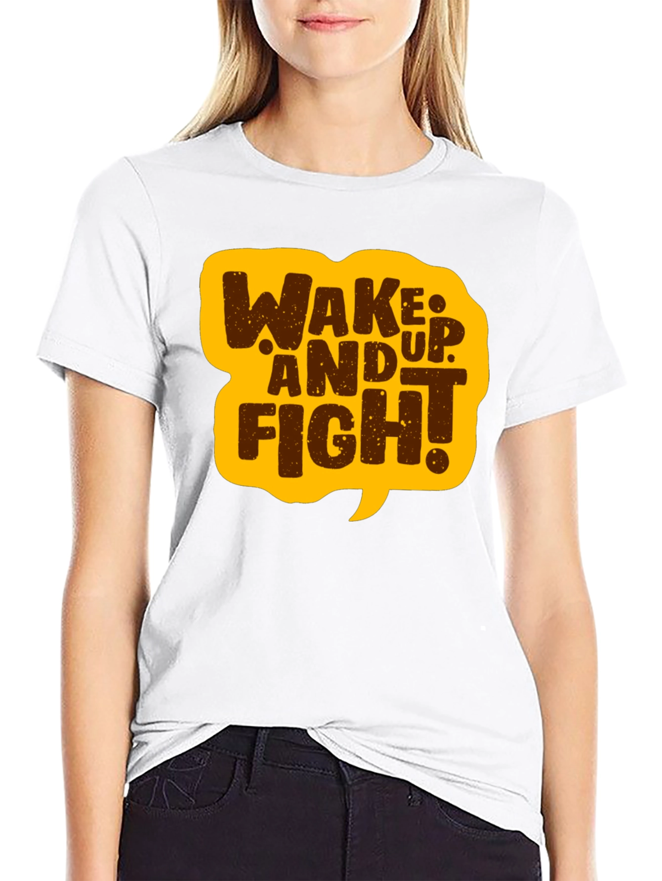 Wake Up and Fight Graphic T-Shirt