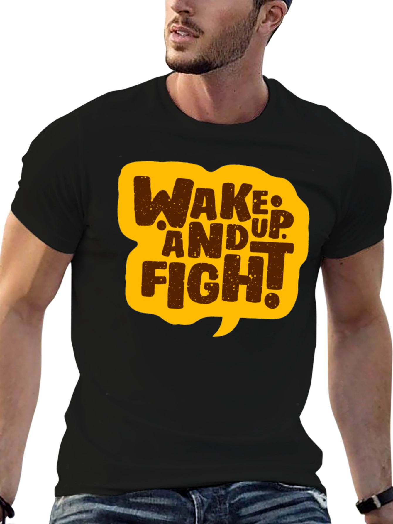Wake Up and Fight Graphic T-Shirt