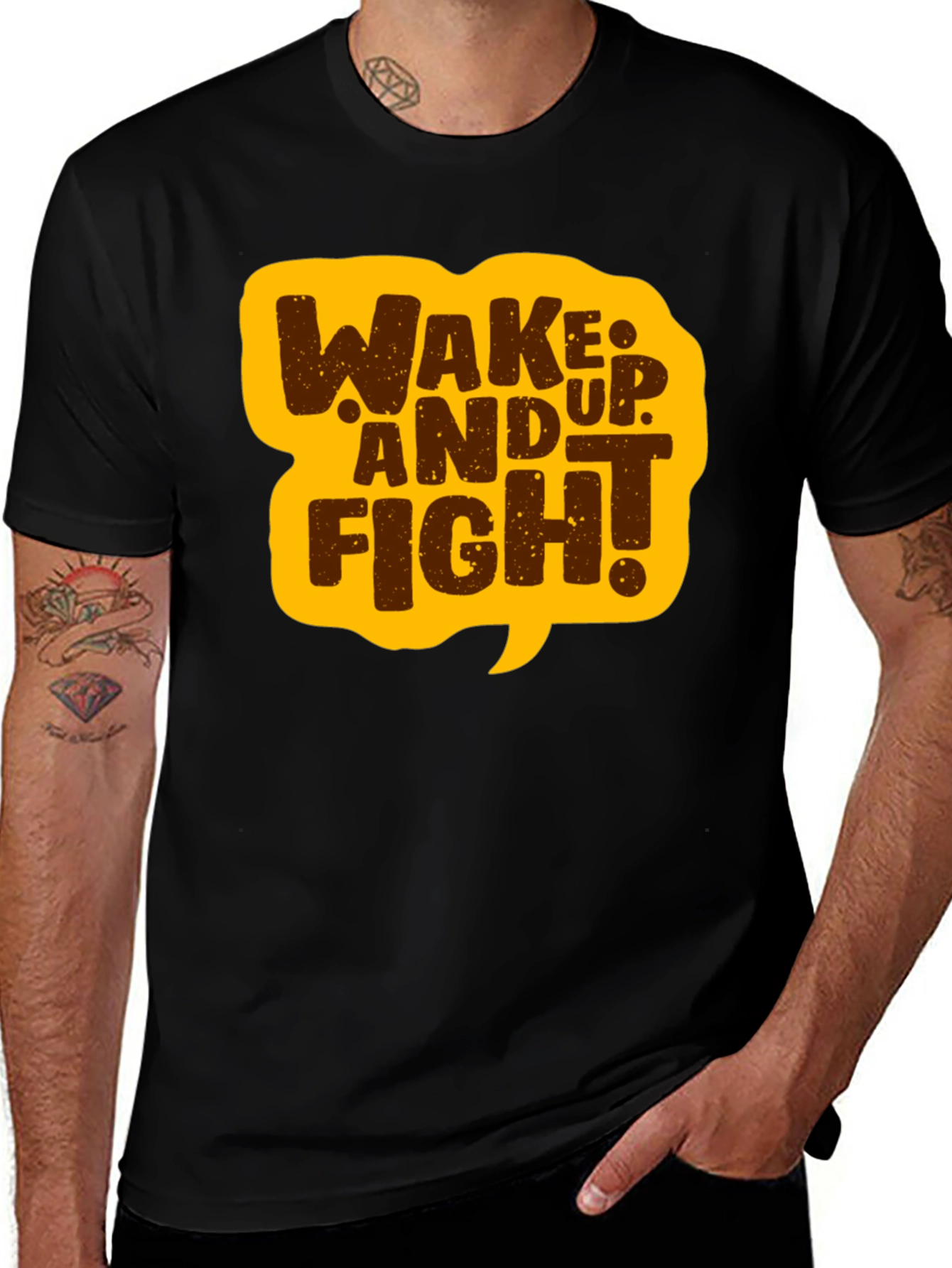 Wake Up and Fight Graphic T-Shirt