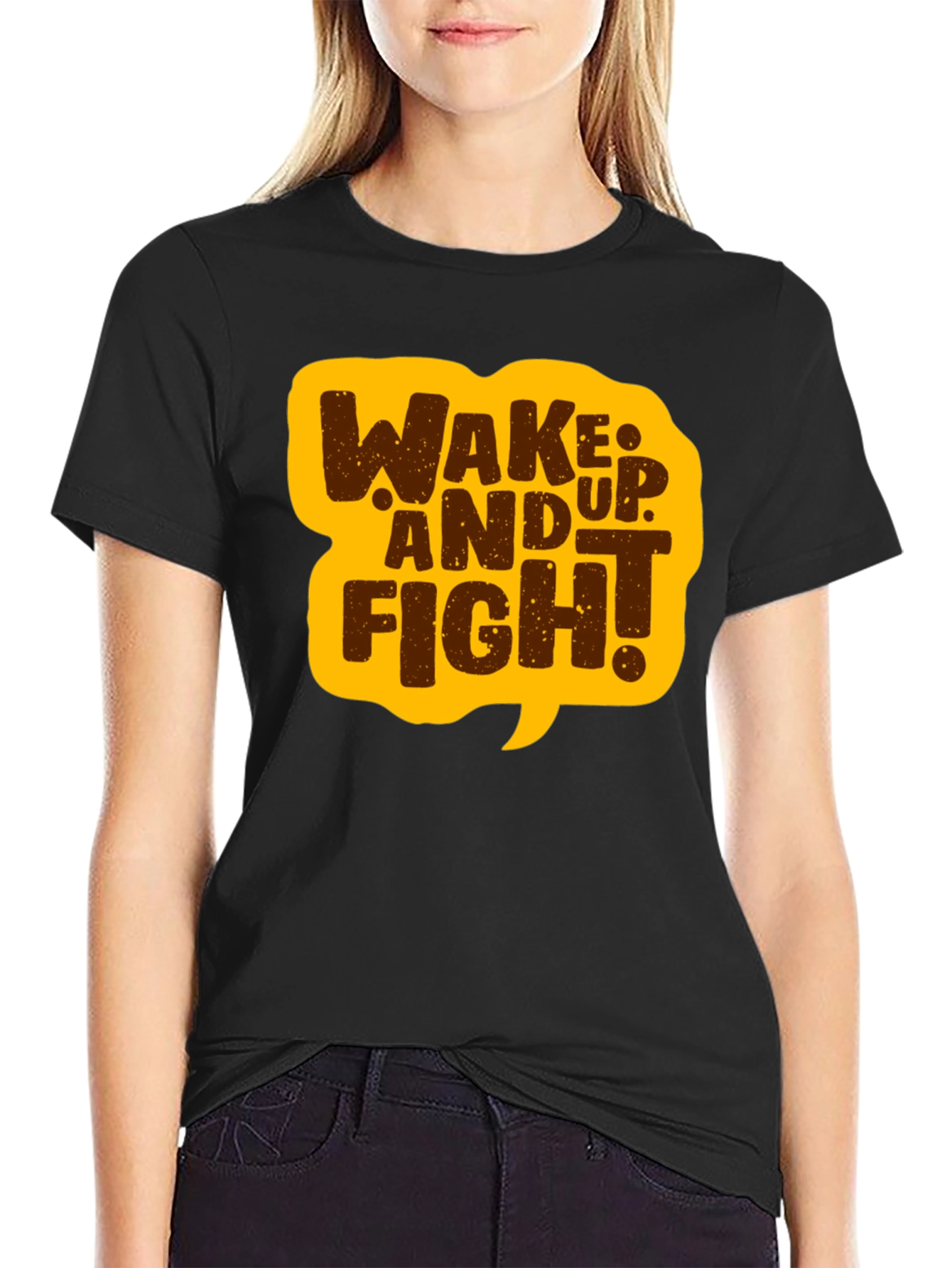 Wake Up and Fight Graphic T-Shirt