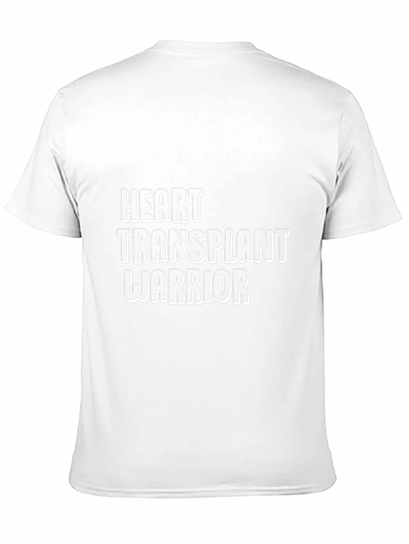 Heart Transplant Warrior Black T-Shirt