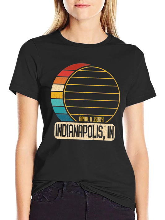 Indianapolis IN April 8 2024 Total Solar Eclipse T-Shirt