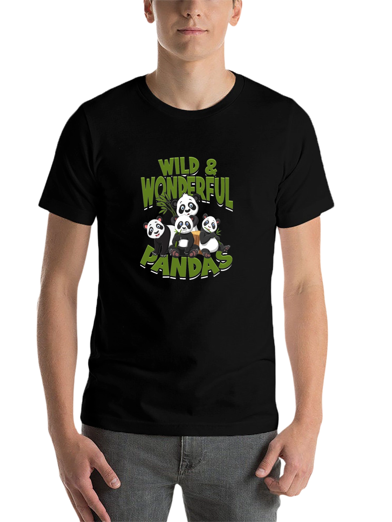 Wild & Wonderful Pandas Graphic Tee