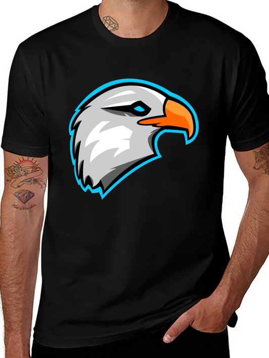 Eagle Graphic Black T-Shirt - Cool Bird Tee